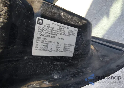 2009 Chevrolet Tahoe Lt2 из США, поврежденный, VIN 1GNFC23029R162091